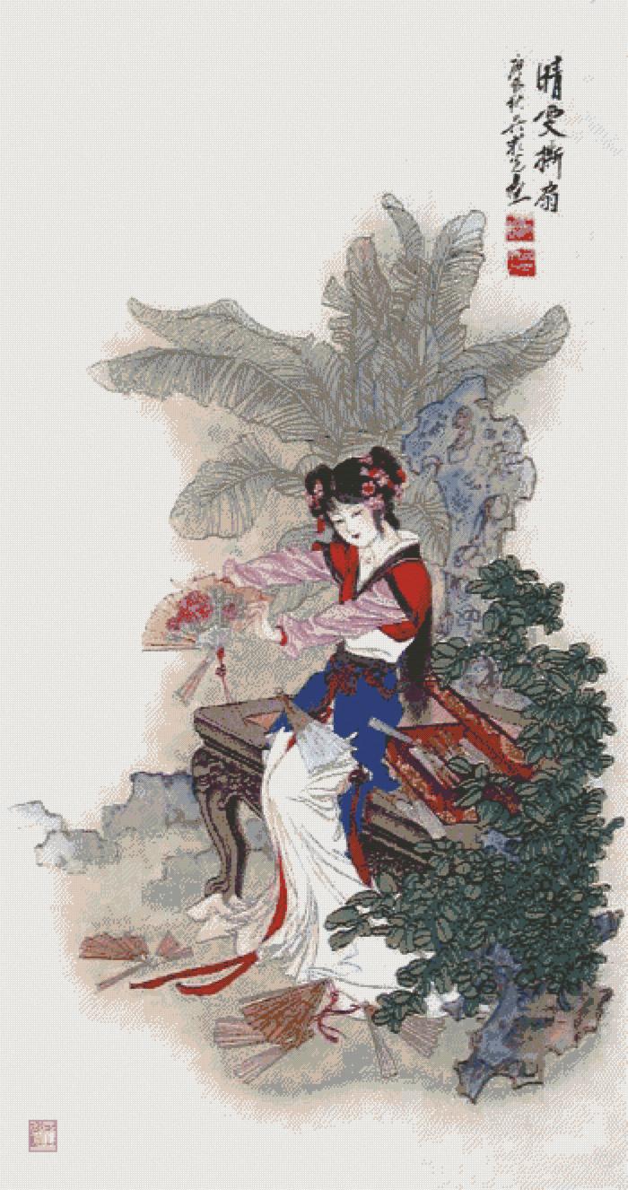 https://dayunoa.oss-cn-beijing.aliyuncs.com/所有图纸/12个红楼梦女子/晴雯撕扇.jpeg
