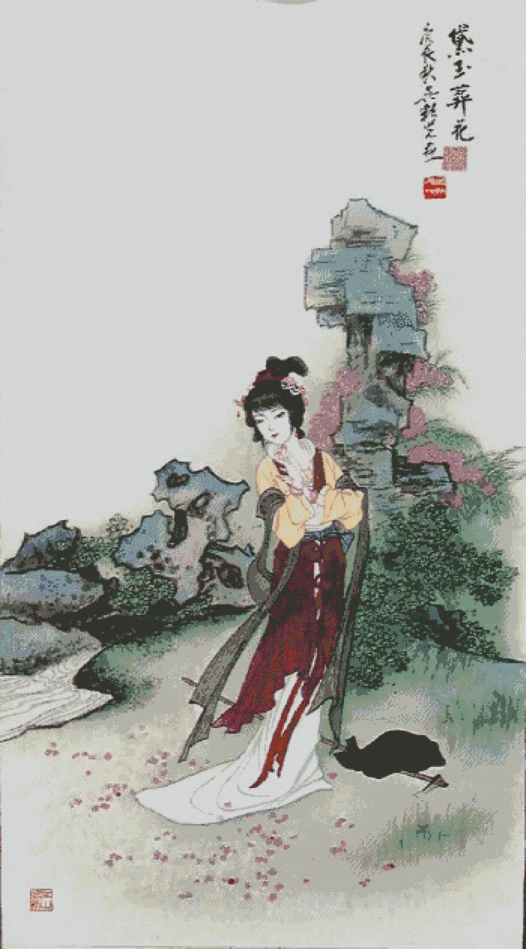 https://dayunoa.oss-cn-beijing.aliyuncs.com/所有图纸/12个红楼梦女子/黛玉葬花.jpeg